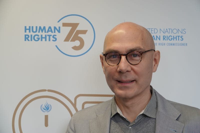 The UN High Commissioner for Human Rights, Volker Tuerk, poses for a picture.  UN High Commissioner for Human Rights Volker Türk is calling for fresh efforts by "all states with influence" to ease the "horrific" conditions in Gaza and the West Bank. Christiane Oelrich/dpa