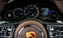 <p>Porsche claims that the Cayenne Turbo S E-Hybrid has an electronically governed top speed of 183 mph.</p>