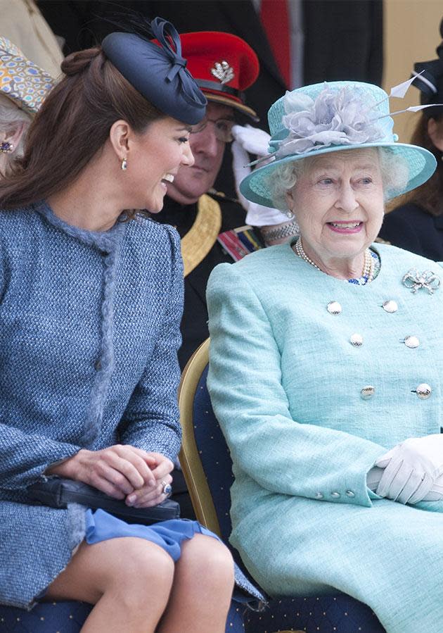Kate erhielt eine umfassende Ausbildung, um der beste Gast der Königin zu sein. Bild: Getty Images