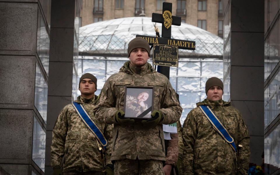 Soldiers in Kyiv - AP Photo/Efrem Lukatsky