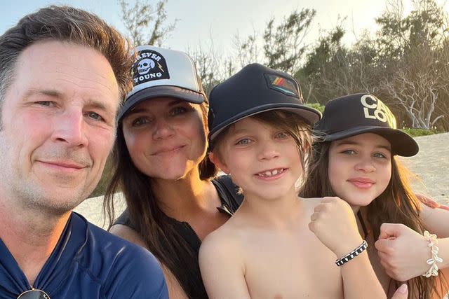 <p>tiffanithiessen/Instagram</p> Tiffani Thiessen and family