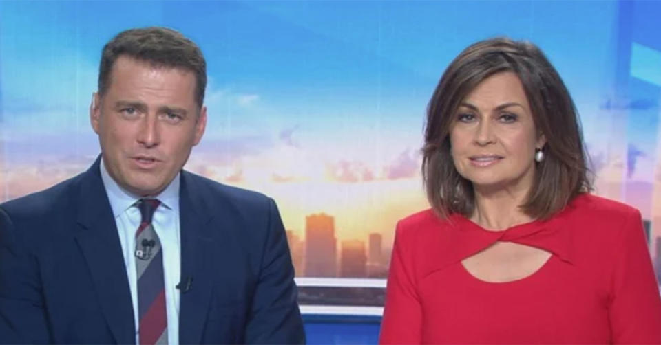 Karl Stefanovic and Lisa wilkinson