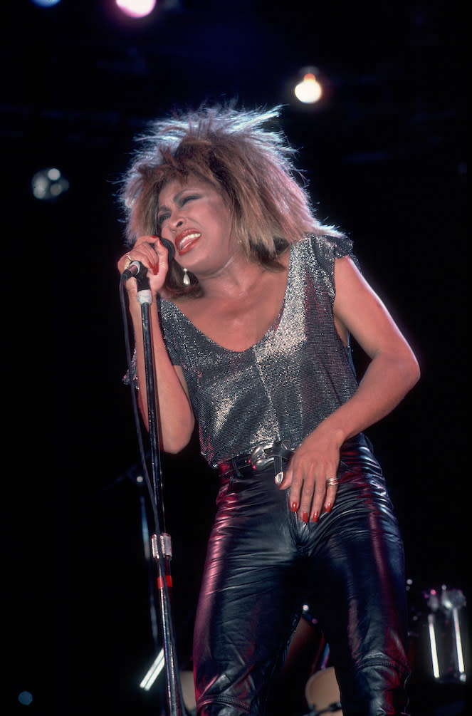 Tina Turner performing