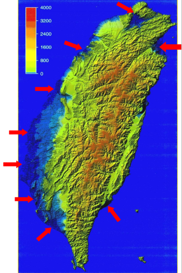 中研院地球科學所兼任研究員汪中和表示指出，海平面上升將對台灣低漥及海岸地區形成直接且嚴重的損害。(汪中和提供)