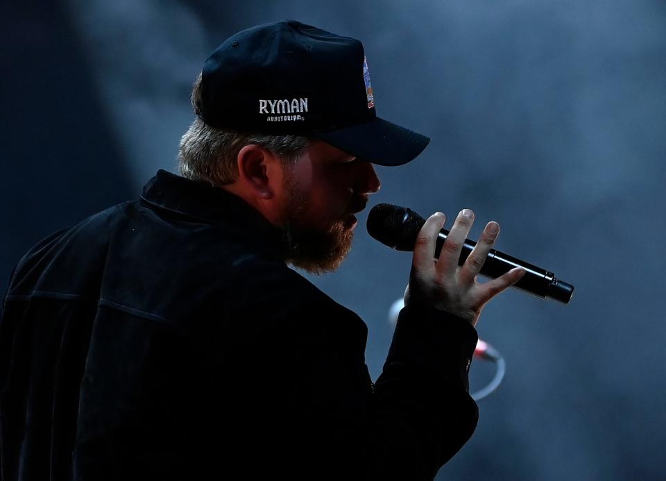 Ernest performs at the Ryman Auditorium during his This Fire Tour Tuesday, Nov. 28, 2023, in Nashville, Tenn.