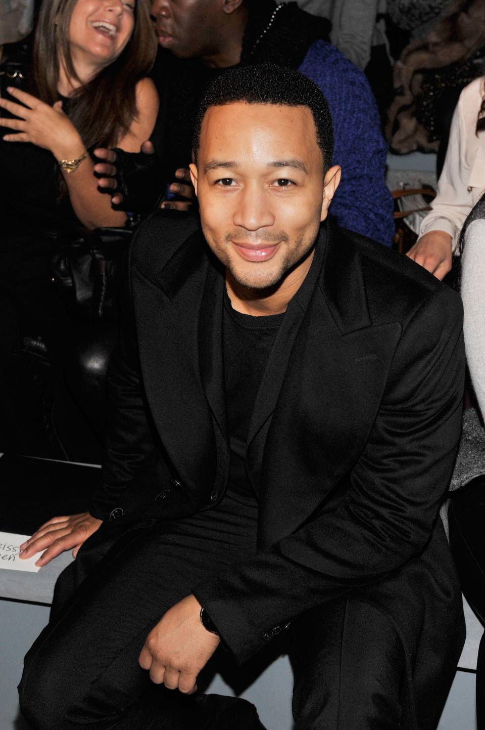 NEW YORK, NY - FEBRUARY 12:  Singer John Legend attends the Vera Wang Fall 2013 fashion show during Mercedes-Benz Fashion Week at The Stage at Lincoln Center on February 12, 2013 in New York City.  (Photo by Stephen Lovekin/Getty Images for Mercedes-Benz Fashion Week)