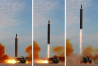 <p><span><span>報導：朝鮮試驗了一種新型固體火箭發動機</span></span> </p>