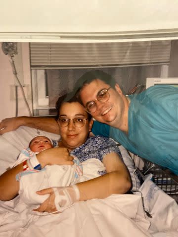 <p>Kevin Mcdonnell</p> Kevin McDonnell with mom Cheryl McDonnell and dad Michael McDonnell