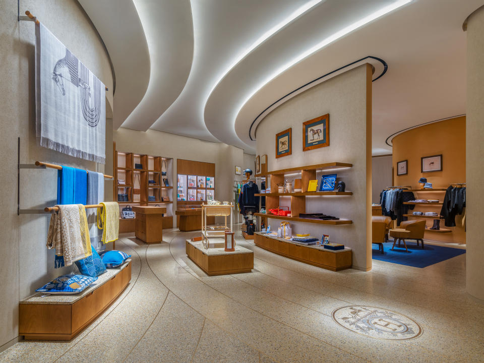 The Hermès store in Shenzhen, China. - Credit: Courtesy of Hermès