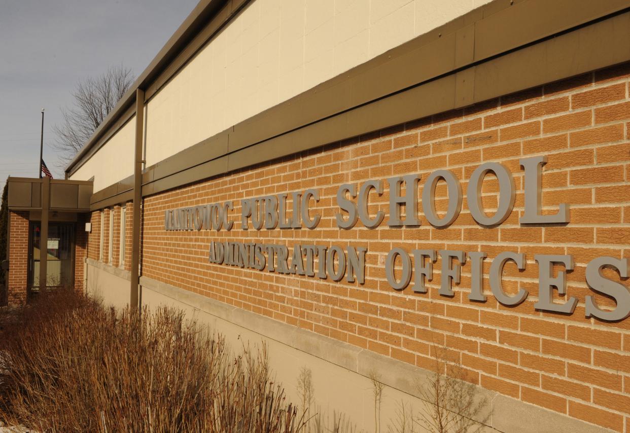 The exterior of the Manitowoc Public School District Administration Offices is seen in this file photo.