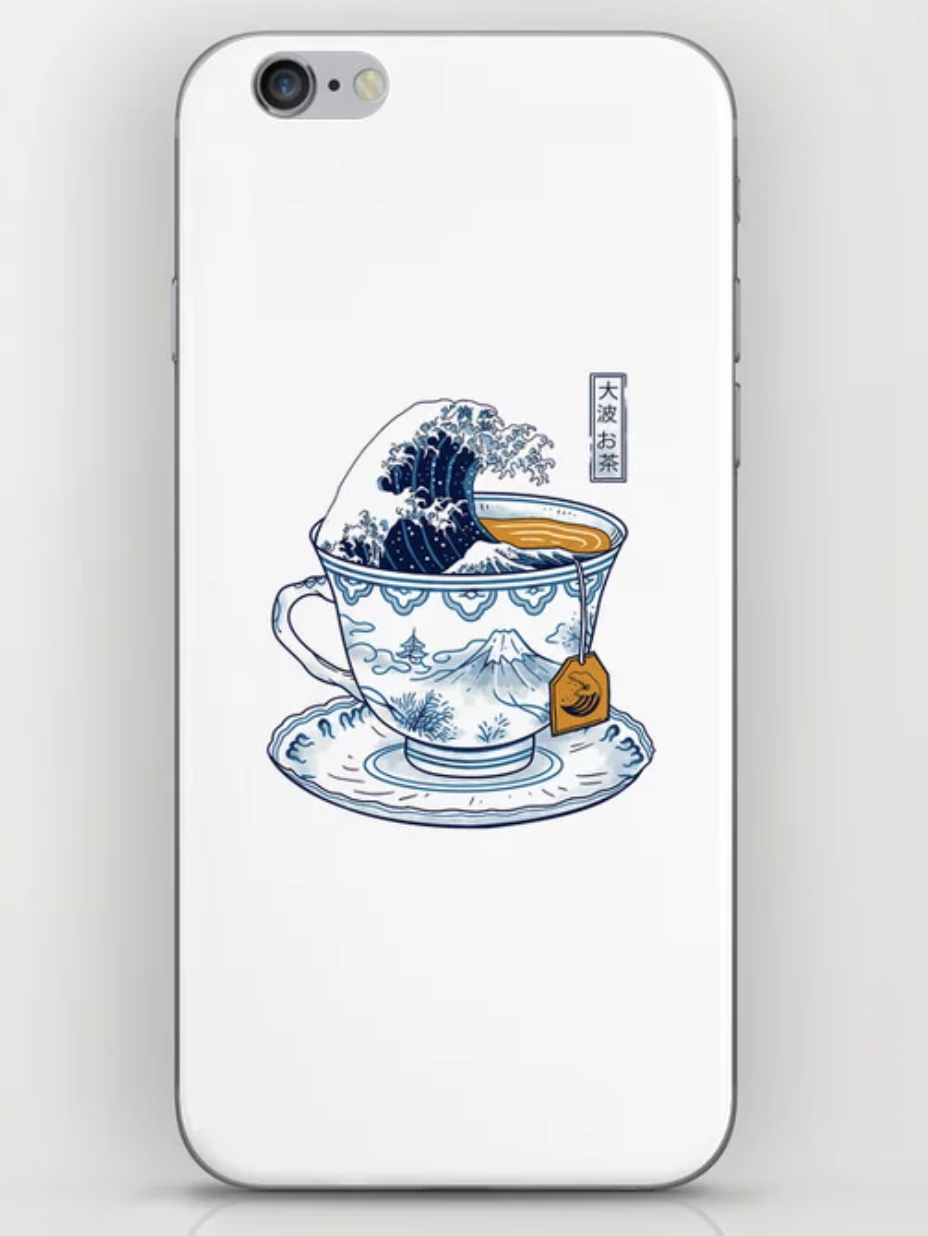 The Great Kanagawa Tee iPhone Skin