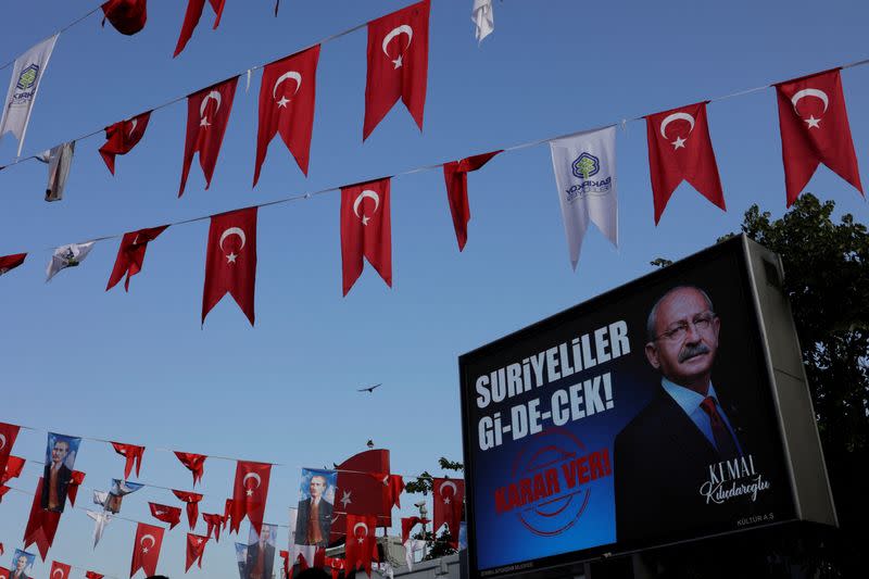 Election campaign of Kilicdaroglu, presidential candidate of main opposition alliance, in Istanbul