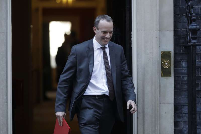 英國脫歐事務大臣、脫歐大臣拉布（Dominic Raab）（AP）