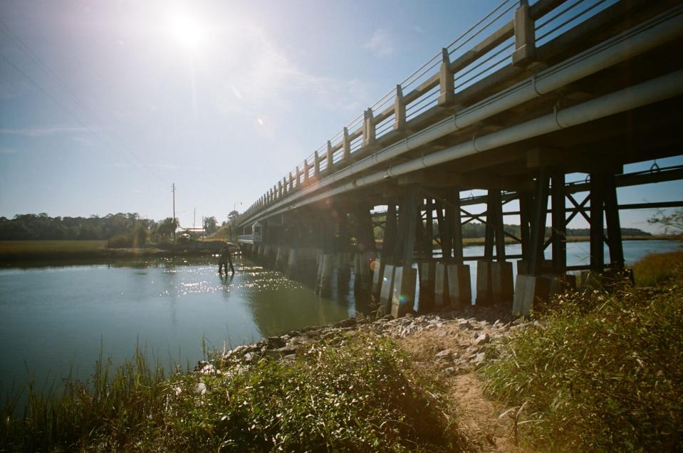 Archers Creek Bridge in Beaufort SC.