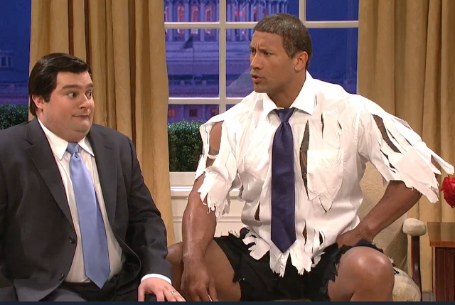 ‘the Rock Obama On ‘snl Shows Dwayne Johnson As Potus With The Most