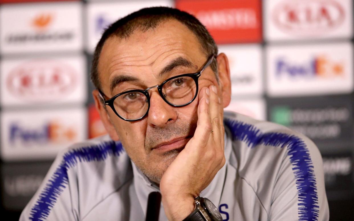 Sarri says his season should not boil down to next Wednesday's Europa League final - PA