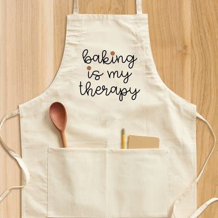 43) Baking Is My Therapy Apron