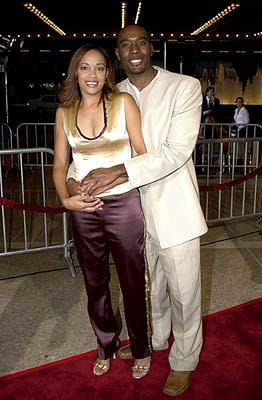 Morris Chestnut and wife Pamela at the premiere of Screen Gems' Two Can Play That Game