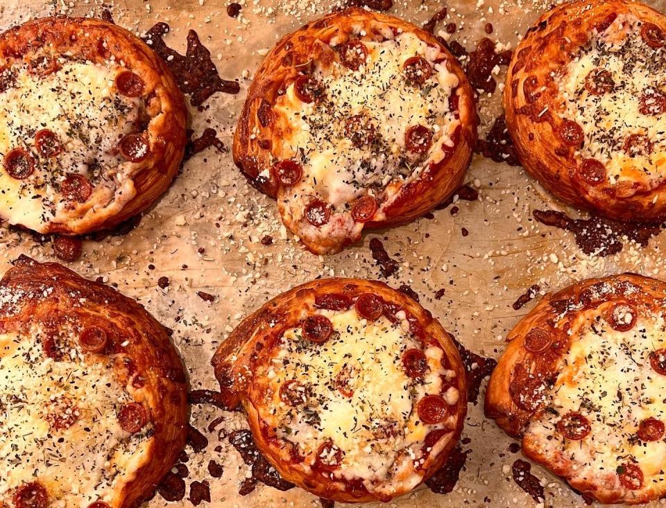 In Wellington, the Anna Bakes shop offers Pizza Danishes made with croissant dough.