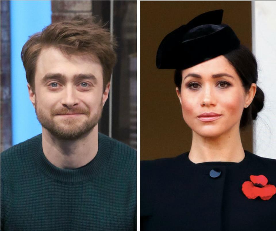 The "Harry Potter" star expressed empathy for the former "Suits" actress in a new interview.&nbsp; (Photo: Getty Images)