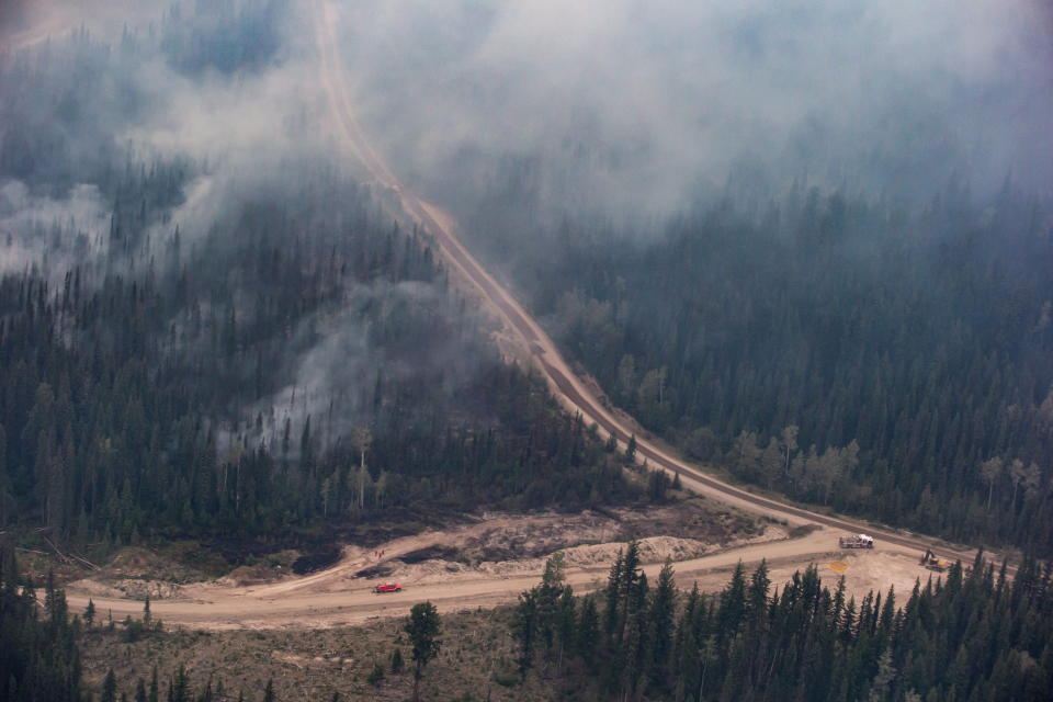 PHOTOS: B.C. wildfires choke western Canada in smoke