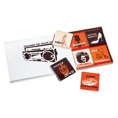 Alison Nelsonâ€™s Chocolate Bar Stencil Set