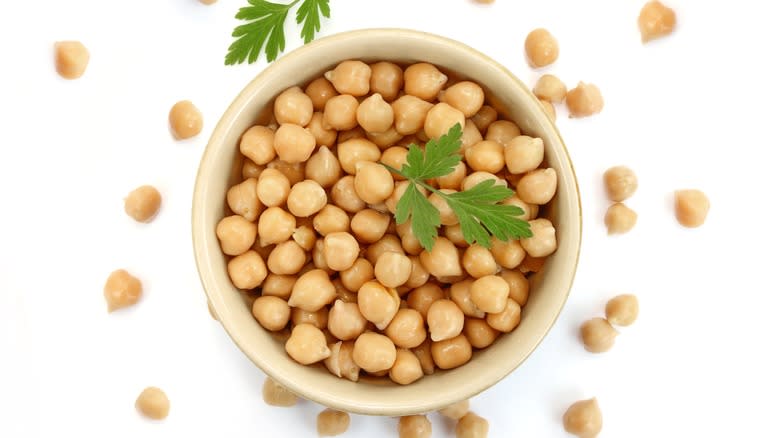 Bowl of chickpeas