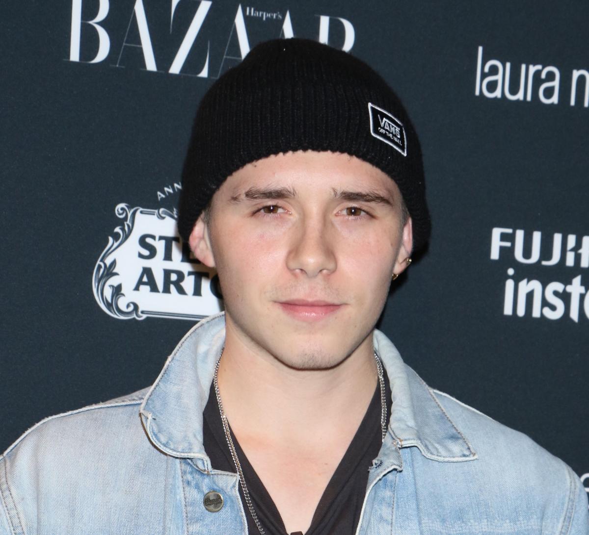 Brooklyn Beckham chest tattoo of Cupid unveiled