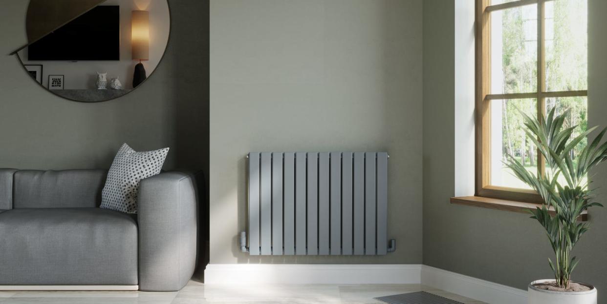 typhoon anthracite horizontal radiator