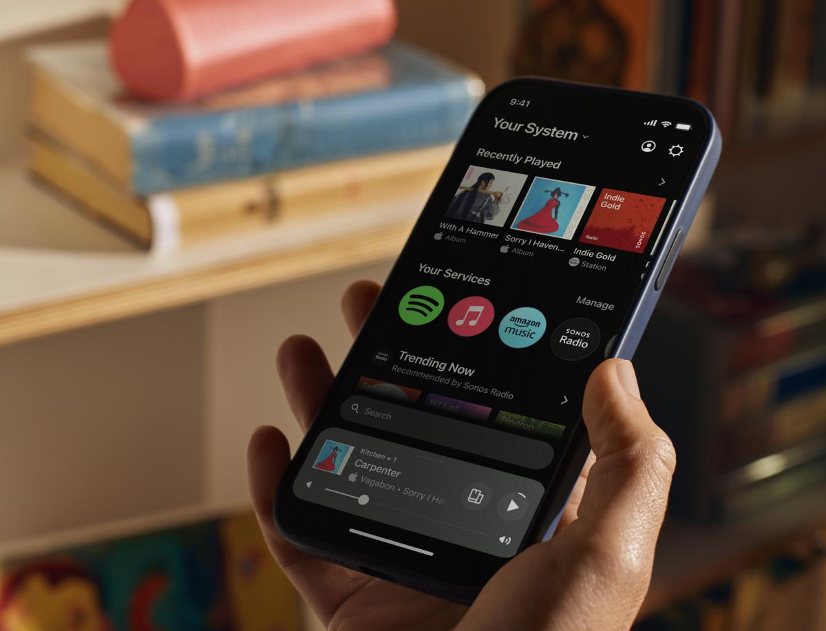 photo of The rebuilt Sonos app focuses on getting you to your tunes faster image