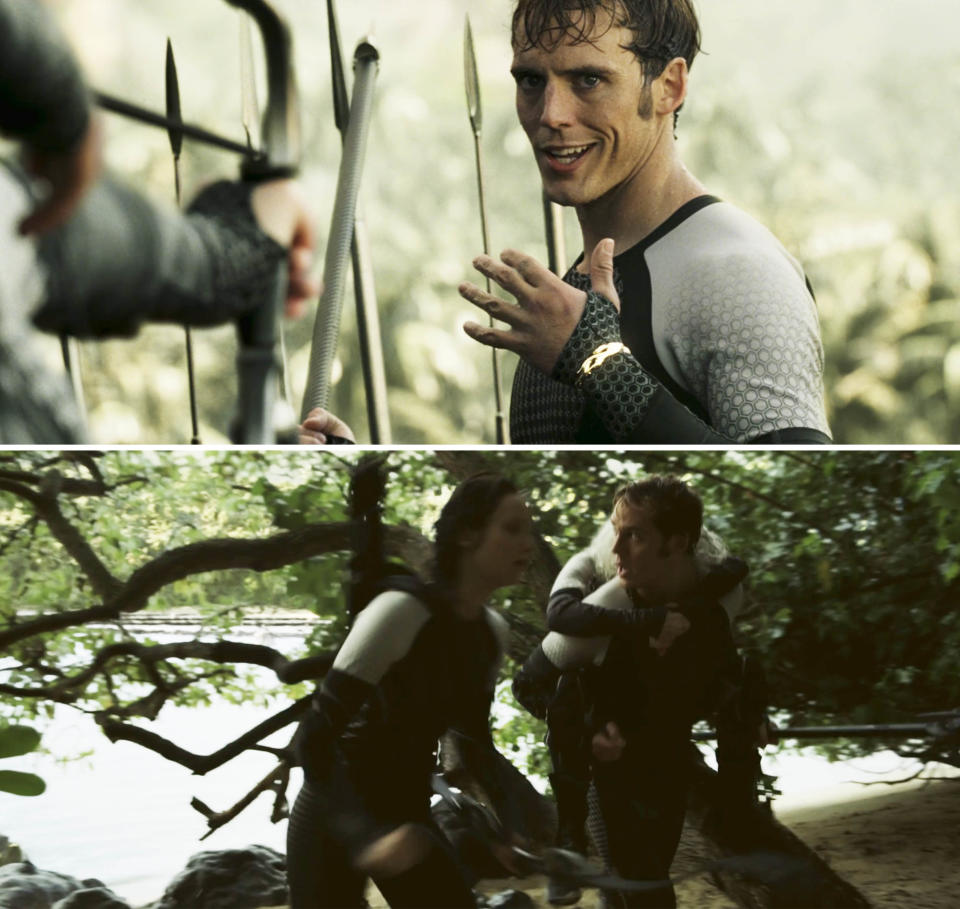 Screenshots from "Catching Fire"