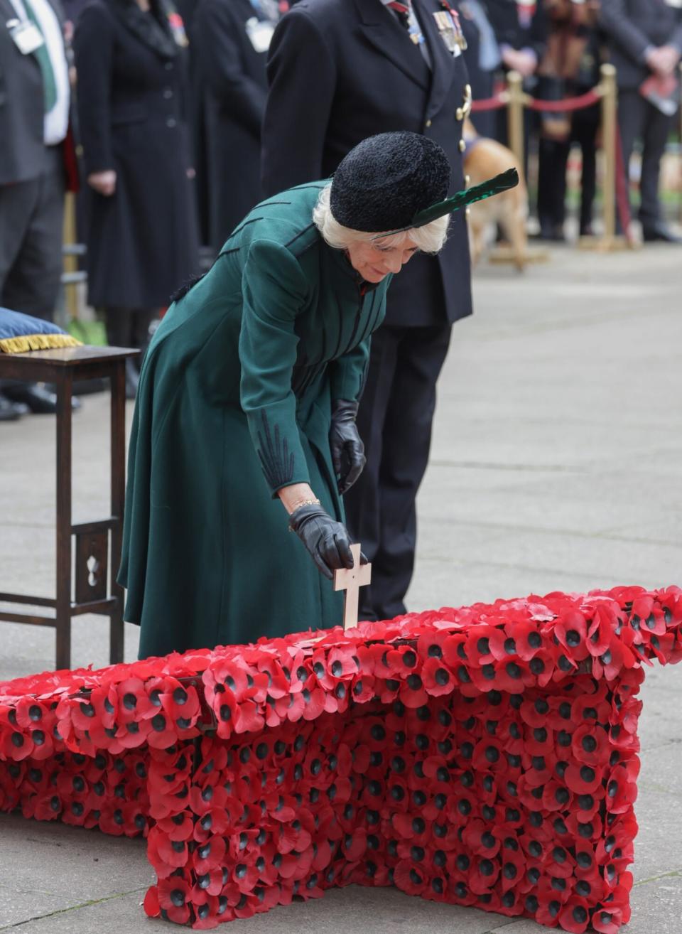 The Queen Consort Attends The 94th Year Of The Field Of Remembrance