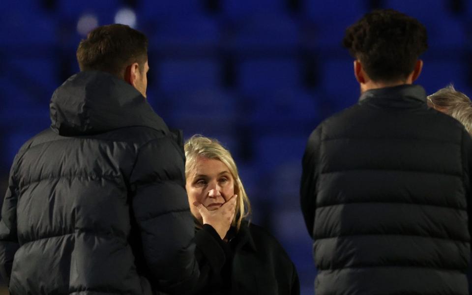 Emma Hayes faces trophyless Chelsea last season after devastating defeat to Liverpool