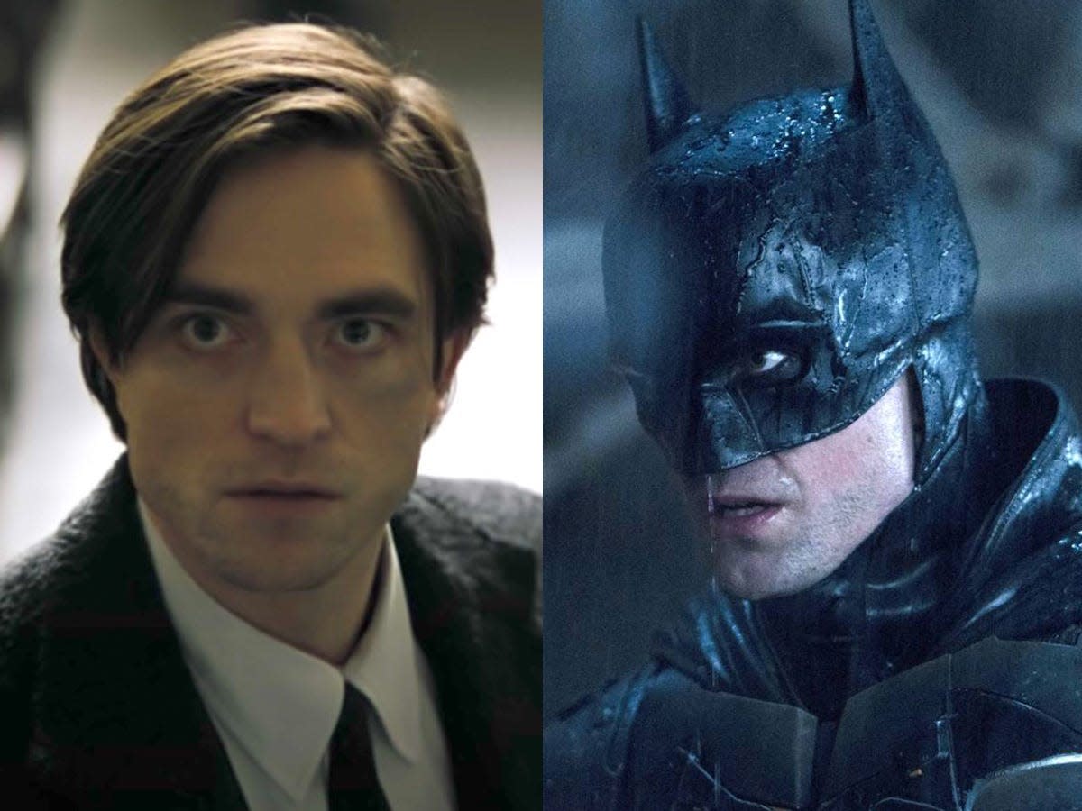 Robert Pattinson as Bruce Wayne and Batman.