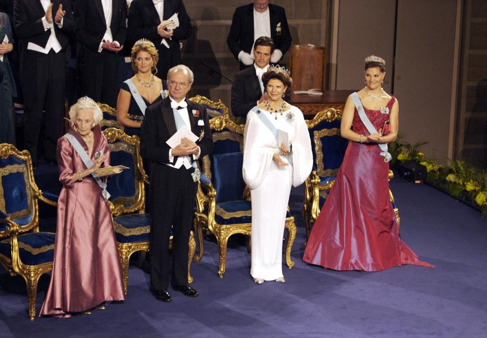 nobel prize award ceremony at the stockholm concert hall