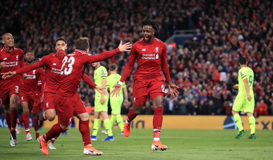 Divock Origi, who scored a famous winner against Barcelona, has been released by Liverpool (Peter Byrne/PA) (PA Archive)