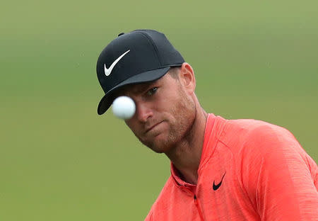 Golf - European Tour - BMW PGA Championship - Wentworth Club, Virginia Water, Britain - May 24, 2018 England's Chris Wood in action during the first round Action Images via Reuters/Peter Cziborra