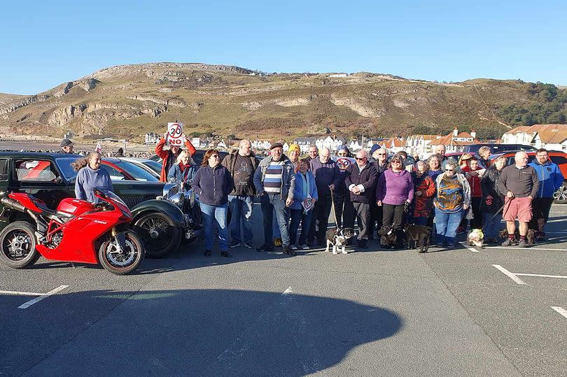 Anti-20mph protesters aim to gather at Llandudno's West Shore for a convoy through Conwy