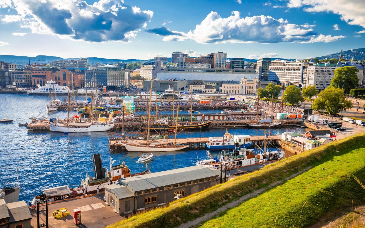 Oslo's downtown and harbour