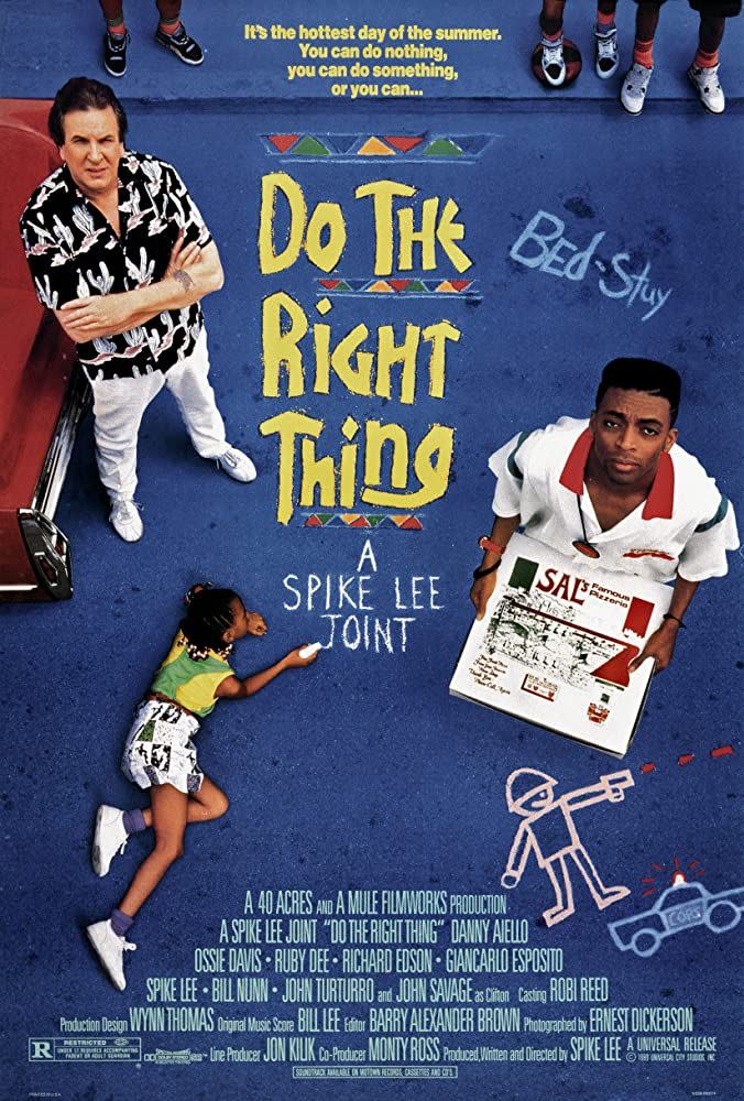 <p>This 1989 Spike Lee production brings us into a steamy day in the rapidly changing Brooklyn neighborhood of Bed-Stuy. What starts as an argument escalates into violence, in this movie that looks directly at racial tension. It also includes a dedication to those who died by police brutality, which feels all too fitting today. </p><p><a class="link " href="https://www.amazon.com/Do-Right-Thing-Ossie-Davis/dp/B000I9VOGW?tag=syn-yahoo-20&ascsubtag=%5Bartid%7C10055.g.32823787%5Bsrc%7Cyahoo-us" rel="nofollow noopener" target="_blank" data-ylk="slk:WATCH NOW;elm:context_link;itc:0;sec:content-canvas"> WATCH NOW</a></p><p><strong>RELATED: </strong><a href="https://www.goodhousekeeping.com/life/entertainment/g32745719/best-books-about-anti-racism/" rel="nofollow noopener" target="_blank" data-ylk="slk:20 Best Books About Anti-Racism to Educate Yourself;elm:context_link;itc:0;sec:content-canvas" class="link ">20 Best Books About Anti-Racism to Educate Yourself</a></p>