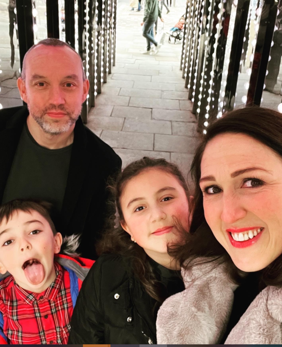Kate O’Brien with her husband Jez, son Felix and daughter Rosa (Kate O’Brien)