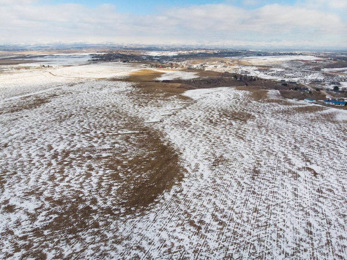 This land north of Purple Sage Road and east of Blessinger Road will now be legally part of Star, following an election to decide which city could claim the land. 