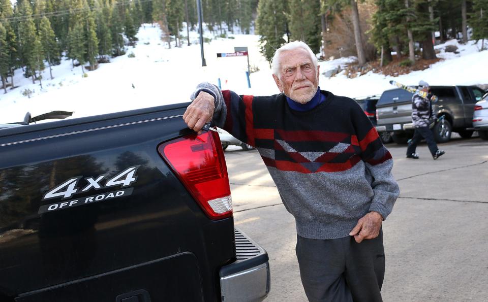 Steven Kroll poses for a portrait in the pay to park lot of the Northstar California Ski Resort near Truckee on Jan. 2, 2020.