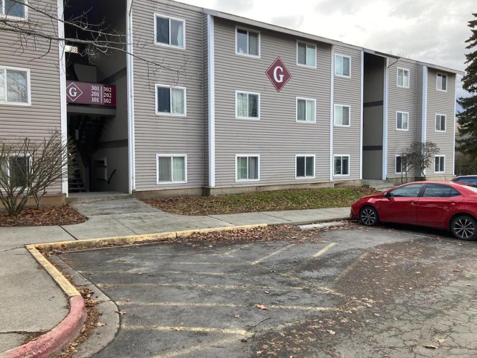 Moscow homicides suspect Bryan Kohberger’s Washington State University housing complex, in Pullman, Washington.