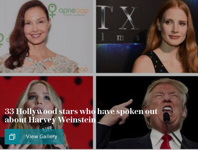 22 Hollywood stars who have spoken out about Harvey Weinsteins sexual harassment of women