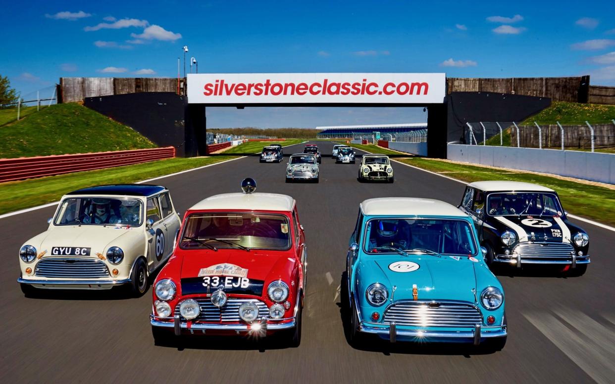 60 years of the Mini is just one of many celebrations of significant cars at this year's Silverstone Classic - James Roberts