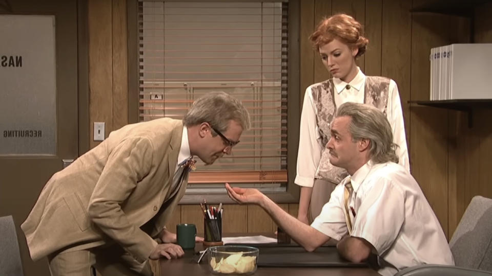 <p> When choosing <em>SNL</em> sketches we believed were both terrible and amazing, the first one we thought of was this thoroughly peculiar bit in which an aspiring astronaut (Jason Sudeikis) blows his chance when he steals a potato chip from a NASA recruiter’s (Will Forte) desk. For one, everyone's commitment to this asinine concept — especially host Blake Lively — is legendary, but what really takes it over the edge is when Sudeikis physically returns the chip he ate. </p>