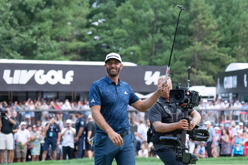 Dustin Johnson dominated last year's LIV season. (Richard Cashin-USA TODAY Sports)