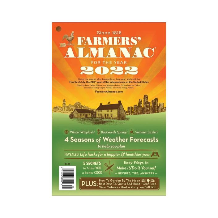 Farmers&#39; Almanac 2022