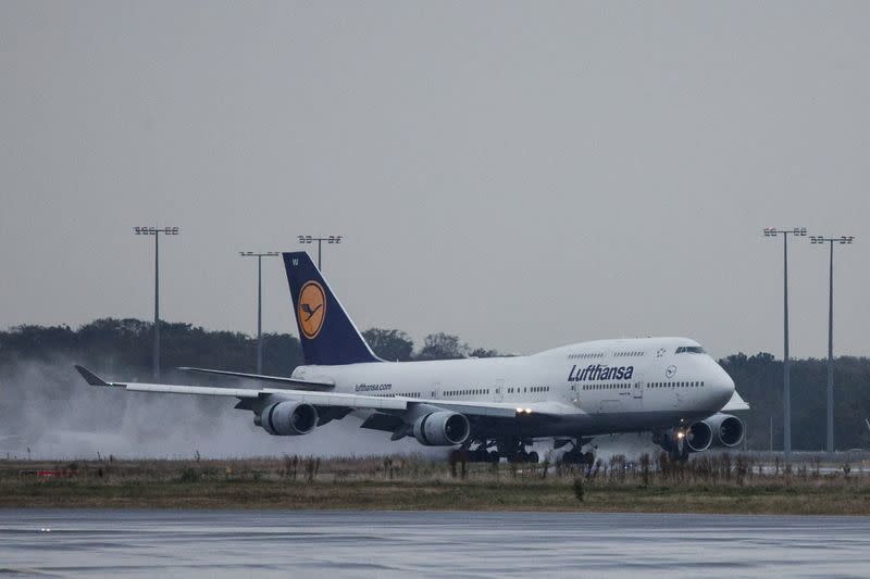 FILE PHOTO: Germans return from Israel to Germany